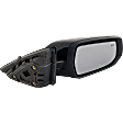 Passenger Side Mirror, Power Adjust, Manual Folding, Heated, Paintable, In-Housing Signal Light, With Memory, No Puddle Light, No Auto-Dimming, With Blind Spot Detection in Glass