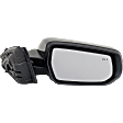 Passenger Side Mirror, Power Adjust, Manual Folding, Heated, Paintable, In-Housing Signal Light, With Memory, No Puddle Light, No Auto-Dimming, With Blind Spot Detection in Glass