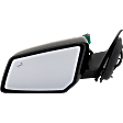2015 GMC Acadia SLT - Driver Side Mirror, Power Adjust, Heated, Paintable, Power Folding, In-housing Signal Light, With Blind Spot Detection in Glass, With Memory, No Puddle Light, No Auto-Dimming