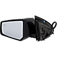 2015 GMC Acadia SLT - Driver Side Mirror, Power Adjust, Heated, Paintable, Power Folding, In-housing Signal Light, With Blind Spot Detection in Glass, With Memory, No Puddle Light, No Auto-Dimming