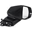 Passenger Side Mirror, Power Adjust, Manual Folding, Heated, Paintable, In-Housing Signal Light, No Memory, No Puddle Light, No Auto-Dimming, With Blind Spot Detection in Glass