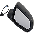 Passenger Side Mirror, Power Adjust, Manual Folding, Heated, Paintable, No Signal Light, No Memory, No Puddle Light, No Auto-Dimming, No Blind Spot Feature