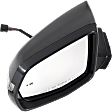 Driver Side Mirror, Power Adjust, Manual Folding, Heated, Paintable, In-Housing Signal Light, With Memory, No Puddle Light, No Auto-Dimming, With Blind Spot Detection in Glass