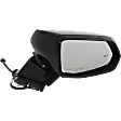 Passenger Side Mirror, Power Adjust, Manual Folding, Heated, Paintable, In-Housing Signal Light, With Memory, No Puddle Light, No Auto-Dimming, With Blind Spot Detection in Glass