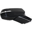 Passenger Side Mirror, Power Adjust, Manual Folding, Heated, Paintable, In-Housing Signal Light, With Memory, No Puddle Light, No Auto-Dimming, With Blind Spot Detection in Glass