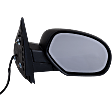Passenger Side Mirror, Power Adjust, Non-Heated, Manual Folding, Textured Black, No Signal Light, No Memory, No Puddle Light, No Auto-Dim, No Blind Spot Feature