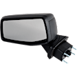 Driver Side Mirror, Manual Adjust, Non-Heated, Manual Folding, Textured Black, No Signal Light, No Memory, No Puddle Light, No Auto-Dim, No Blind Spot Feature