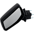 Driver Side Mirror, Manual Adjust, Non-Heated, Manual Folding, Textured Black, No Signal Light, No Memory, No Puddle Light, No Auto-Dim, No Blind Spot Feature