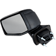 Driver Side Mirror, Manual Adjust, Non-Heated, Manual Folding, Textured Black, No Signal Light, No Memory, No Puddle Light, No Auto-Dim, No Blind Spot Feature