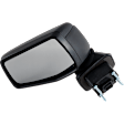 Driver Side Mirror, Manual Adjust, Non-Heated, Manual Folding, Textured Black, No Signal Light, No Memory, No Puddle Light, No Auto-Dim, No Blind Spot Feature