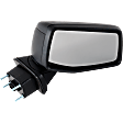 Passenger Side Mirror, Manual Adjust, Non-Heated, Manual Folding, Textured Black, No Signal Light, No Memory, No Puddle Light, No Auto-Dim, No Blind Spot Feature