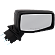 Passenger Side Mirror, Power Adjust, Heated, Manual Folding, Textured Black, No Signal Light, No Memory, No Puddle Light, No Auto-Dim, No Blind Spot Feature