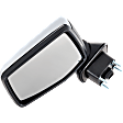 Driver Side Mirror, Power Adjust, Heated, Manual Folding, Chrome, No Signal Light, No Memory, No Puddle Light, No Auto-Dim, No Blind Spot Feature