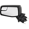 Driver Side Mirror, Power Adjust, Heated, Manual Folding, Paintable, No Signal Light, No Memory, No Puddle Light, No Auto-Dim, No Blind Spot Feature