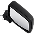 2019 Chevrolet Silverado 1500 RST - Passenger Side Mirror, Power Adjust, Heated, Paintable, Manual Folding, No Signal Light, No Blind Spot Feature, No Memory, No Puddle Light, No Auto-Dimming