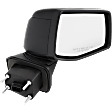 2019 Chevrolet Silverado 1500 RST - Passenger Side Mirror, Power Adjust, Heated, Paintable, Manual Folding, No Signal Light, No Blind Spot Feature, No Memory, No Puddle Light, No Auto-Dimming