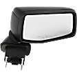 2019 Chevrolet Silverado 1500 RST - Passenger Side Mirror, Power Adjust, Heated, Paintable, Manual Folding, No Signal Light, No Blind Spot Feature, No Memory, No Puddle Light, No Auto-Dimming