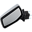 Driver Side Mirror, Power Adjust, Power Folding, Heated, Chrome, In-housing Signal Light, With Memory and Puddle Light, No Auto-Dimming and Blind Spot Feature