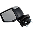 Driver Side Mirror, Power Adjust, Power Folding, Heated, Chrome, In-housing Signal Light, With Memory and Puddle Light, No Auto-Dimming and Blind Spot Feature
