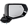 2021-2024 GMC Yukon - Passenger Side Mirror, Power, Manual Folding, Heated, Paintable, No Memory, No Signal and Puddle Lights, No Auto-Dimming, With Blind Spot Detection in Glass