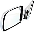 Driver Side Mirror, Manual Adjust, Manual Folding, Non-Heated, Chrome, No Signal Light, No Memory, No Puddle Light, No Auto-Dimming, No Blind Spot Feature