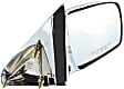 Passenger Side Mirror, Manual Adjust, Manual Folding, Non-Heated, Chrome, No Signal Light, No Memory, No Puddle Light, No Auto-Dimming, No Blind Spot Feature