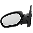Driver Side Mirror, Power Adjust, Heated, Power Folding, Textured Black, In-glass Signal Light, With Memory, With Puddle Light, With Auto-Dim, No Blind Spot Feature