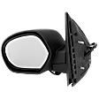 Driver Side Mirror, Power Adjust, Heated, Power Folding, Textured Black, In-glass Signal Light, With Memory, With Puddle Light, With Auto-Dim, No Blind Spot Feature