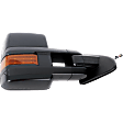 2015-2019 Chevrolet Silverado 2500 HD - Passenger Side Towing Mirror, Power Adjust, Heated, Power Folding, Textured Black, In-glass Signal Light, With Memory, No Puddle Light, No Auto-Dimming, No Blind Spot Feature