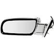Driver Side Mirror, Power Adjust, Manual Folding, Heated, Chrome, No Signal Light, No Memory, No Puddle Light, No Auto-Dimming, No Blind Spot Feature