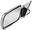 Driver Side Mirror, Power Adjust, Manual Folding, Heated, Chrome, No Signal Light, No Memory, No Puddle Light, No Auto-Dimming, No Blind Spot Feature