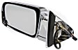 Driver Side Mirror, Power Adjust, Manual Folding, Heated, Chrome, No Signal Light, No Memory, No Puddle Light, No Auto-Dimming, No Blind Spot Feature
