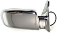 Passenger Side Mirror, Power Adjust, Manual Folding, Heated, Chrome, No Signal Light, No Memory, No Puddle Light, No Auto-Dimming, No Blind Spot Feature