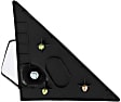 Driver Side Mirror, Manual Adjust, Manual Folding, Non-Heated, Textured Black, No Signal Light, No Memory, No Puddle Light, No Auto-Dimming, No Blind Spot Feature