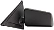 Driver Side Mirror, Manual Adjust, Manual Folding, Non-Heated, Textured Black, No Signal Light, No Memory, No Puddle Light, No Auto-Dimming, No Blind Spot Feature