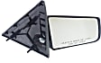 Passenger Side Mirror, Manual Adjust, Manual Folding, Non-Heated, Textured Black, No Signal Light, No Memory, No Puddle Light, No Auto-Dimming, No Blind Spot Feature