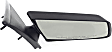 Passenger Side Mirror, Manual Adjust, Manual Folding, Non-Heated, Textured Black, No Signal Light, No Memory, No Puddle Light, No Auto-Dimming, No Blind Spot Feature