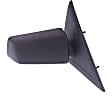 Passenger Side Mirror, Manual Adjust, Manual Folding, Non-Heated, Textured Black, No Signal Light, No Memory, No Puddle Light, No Auto-Dimming, No Blind Spot Feature