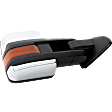 2015-2016 GMC Sierra 2500 HD - Passenger Side Towing Mirror, Power Adjust, Heated, Power Folding, Chrome, In-glass Signal Light, With Memory, No Puddle Light, No Auto-Dim, No Blind Spot Feature