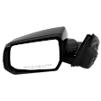 Driver Side Mirror, Power Adjust, Heated, Manual Folding, Paintable, In-housing Signal Light, No Memory, No Puddle Light, No Auto-Dim, No Blind Spot Feature