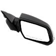 Passenger Side Mirror, Power Adjust, Heated, Manual Folding, Paintable, In-housing Signal Light, No Memory, No Puddle Light, No Auto-Dim, No Blind Spot Feature