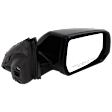 Passenger Side Mirror, Power Adjust, Heated, Manual Folding, Paintable, In-housing Signal Light, No Memory, No Puddle Light, No Auto-Dim, No Blind Spot Feature