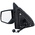 Driver Side Mirror, Power Adjust, Heated, Manual Folding, Paintable, No Signal Light, No Memory, No Puddle Light, No Auto-Dim, No Blind Spot Feature