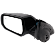Driver Side Mirror, Power Adjust, Heated, Manual Folding, Paintable, In-housing Signal Light, No Memory, No Puddle Light, No Auto-Dim, With Blind Spot Light in Glass