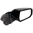 Passenger Side Mirror, Power Adjust, Heated, Manual Folding, Paintable, In-housing Signal Light, With Memory, No Puddle Light, No Auto-Dim, With Blind Spot Light in Glass