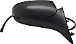 Passenger Side Mirror, Power, Manual Folding, Heated, Paintable, No Signal Light, No Memory, No Puddle Light, No Auto-Dimming, No Blind Spot Feature