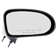 Passenger Side Mirror, Power, Non-Folding, Non-Heated, Paintable, No Signal Light, No Memory, No Puddle Light, No Auto-Dimming, No Blind Spot Feature