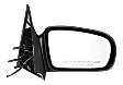 Passenger Side Mirror, Power, Manual Folding, Non-Heated, Paintable, No Signal Light, No Memory, No Puddle Light, No Auto-Dimming, No Blind Spot Feature