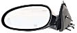 Driver Side Mirror, Power, Manual Folding, Heated, Paintable, No Signal Light, No Memory, No Puddle Light, No Auto-Dimming, No Blind Spot Feature
