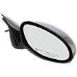 Passenger Side Mirror, Power, Manual Folding, Heated, Paintable, No Signal Light, No Memory, No Puddle Light, No Auto-Dimming, No Blind Spot Feature